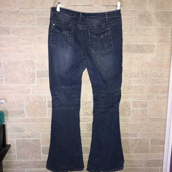 Fashion Bug Flare Leg Jeans - Picture 3 of 5